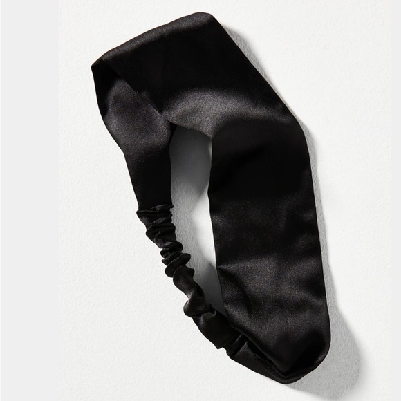 ANTHROPOLOGIE Clubhouse Scarf 2 Cream & Black Headbands - Picture 5 of 10